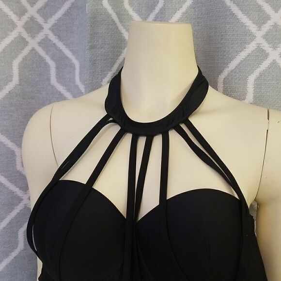 Bikini top black Large  - Picture 3 of 8